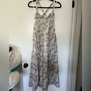 DISSH maxi dress, tie cross back, only worn once for family photos